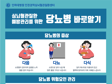 [인포그래픽] 심뇌혈관질환 예방관리를 위한 당뇨병 바로 알기