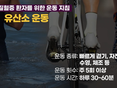 이상지질혈증 관리 운동, 체중 관리, 금연 - 이상지질혈증 예방관리