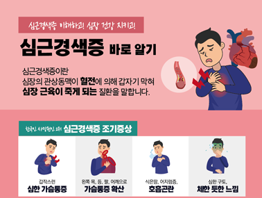 [인포그래픽] 심근경색증 바로 알기